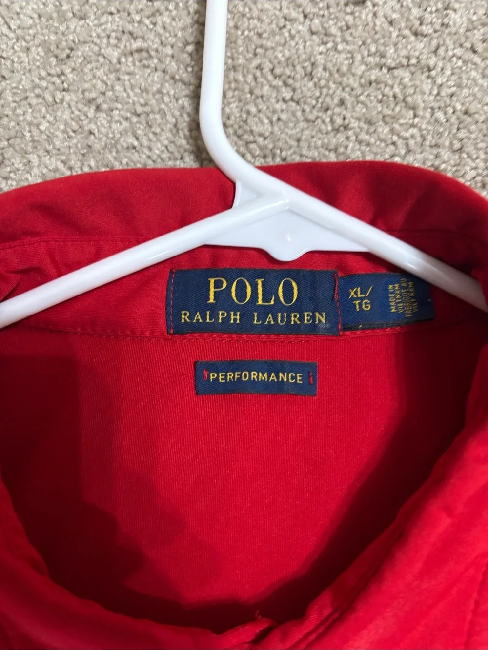 Polo Ralph Lauren bright red